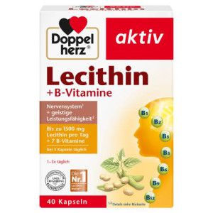 DOPPELHERZ Lecithin+B-Vitamine Kapseln