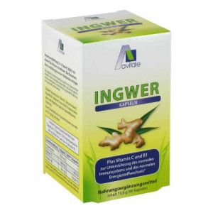 INGWER 500 mg Kapseln+Vitamin B1+C